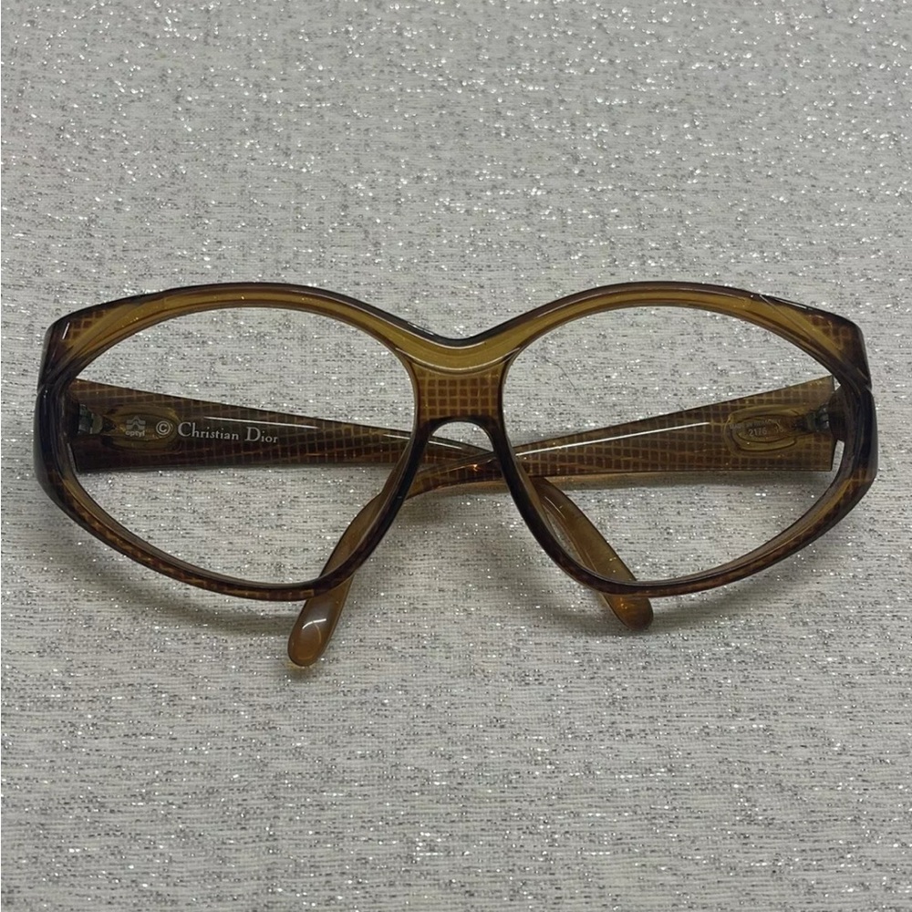 Christian Dior Vintage women’s Eyeglasses/Sunglasses Brown Frames ONLY Germany